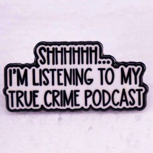 🧿 3 for $33 🧿 True Crime Podcast - Murderino - Novelty Enamel Pin
